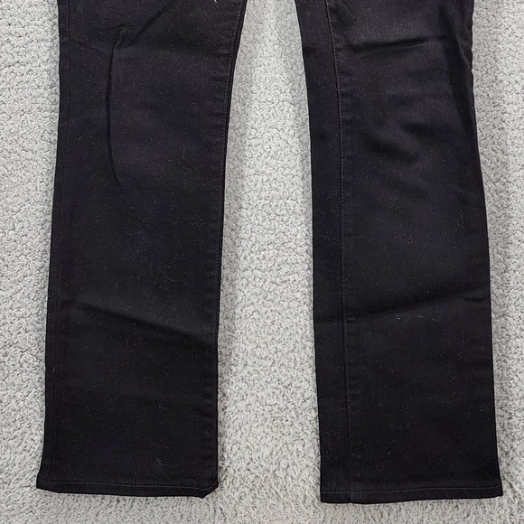 GAP‎ Women Black Classic Straight Mid Rise Petite Jeans Size 26 Petite - Picture 9 of 12